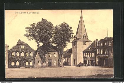 AK Lütjenburg, Ortspartie mit Geschäften und Apotheke