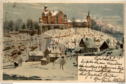 Rochsburg - Litho - Lunzenau
