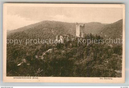 Manderscheid Eifel Die Oberburg