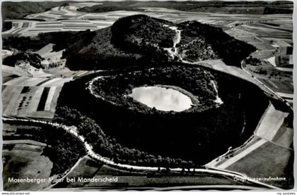 Manderscheid Eifel Manderscheid Mosenberger Maar Fliegeraufnahme