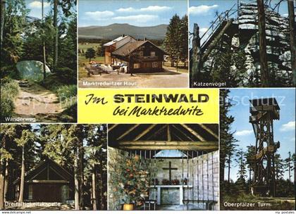 Marktredwitz im Steinenwald Katzenvoegel Aussichtsturm