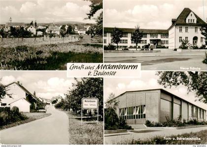 Meckenbeuren Panorama Neue Schule Turn- und Schwimmhalle Ortseingang