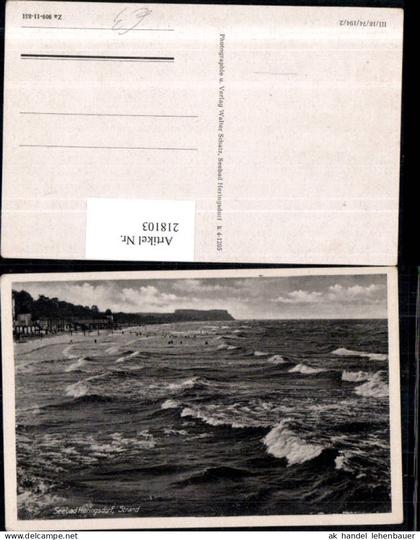 218103,Seebad Heringsdorf Strand Wellen