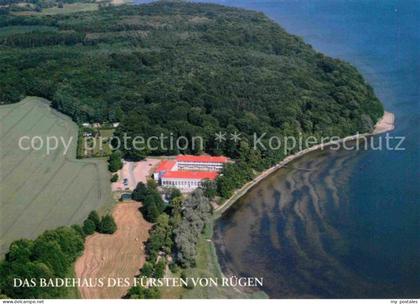 Lauterbach Putbus Fliegeraufnahme Badehaus des Fuersten von Ruegen Hotel Goor