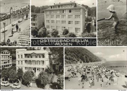 Sellin Ruegen Strand FDGB Erholungsheime Freundschaft und Haus Sellin