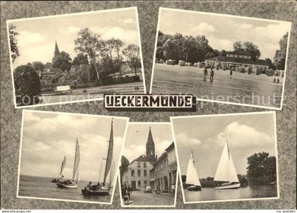 ueckermuende Park Strand Segelpartien Kirche