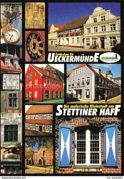Ueckermuende ueckermuende Mecklenburg Vorpommern Motive Altstadt Malerische Klei