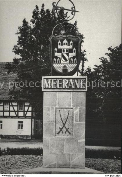 Meerane Stadtwappen Stein