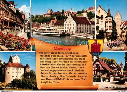 Meersburg Bodensee Steigstrasse Meersburg Baerenbrunnen Marktplatz