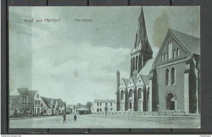 Germany Deutschland Gruss aus Meldorf Marktplatz, used