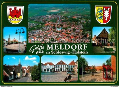 Meldorf Fliegeraufnahme Dorfmotive