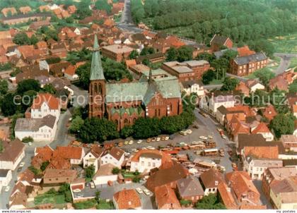 Meldorf Fliegeraufnahme mit Kirche