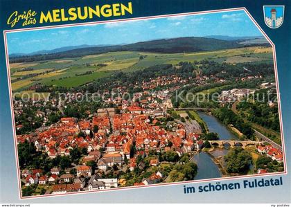 Melsungen Fulda Fliegeraufnahme