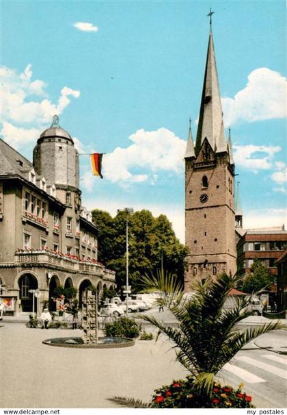 Menden  Sauerland Rathaus und Kirche