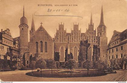Deutschland - MERSEBURG - Schlosshof mit Dom