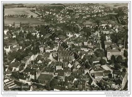 Mettmann - Fliegeraufnahme - Foto-AK-Grossformat
