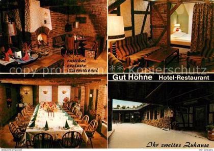 Mettmann Gut Hoehne Hotel Restaurant Gastraeume Kaminzimmer