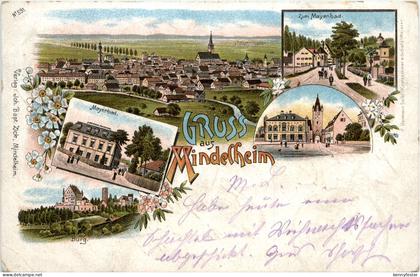 Gruss aus Mindelheim - Litho