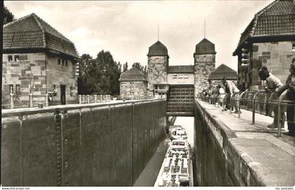Minden Westfalen Minden Schleuse x 1959