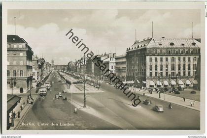 Berlin - Unter den Linden - Foto-Ansichtskarte