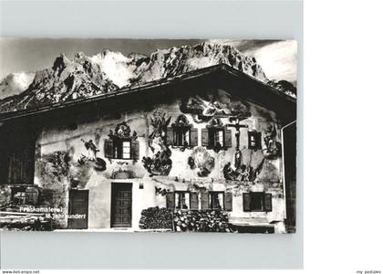 Mittenwald Bayern Mittenwald Freskomalerei