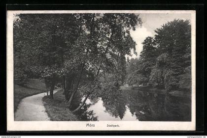 AK Mörs, Stadtparkidylle am Fluss