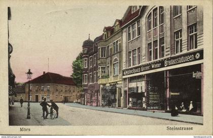 MÖRS MOERS, Steinstrasse, Möbelhaus Gebr. Winter (1919) AK