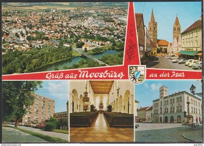 Gruß aus MOOSBURG - MBK - nicht  gelaufen  ( AK 6457)