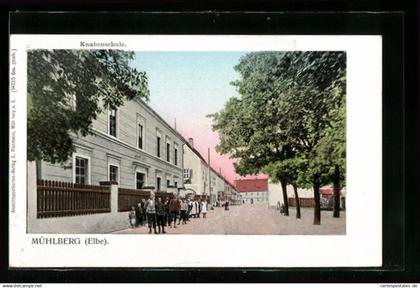 AK Mühlberg /Elbe, Knabenschule