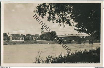 Mühldorf am Inn - Maximilianbrücke - Foto-Ansichtskarte