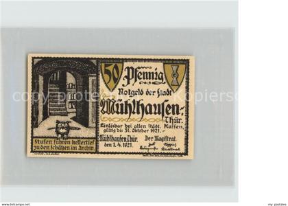 Muehlhausen Thueringen 50 Pfennig