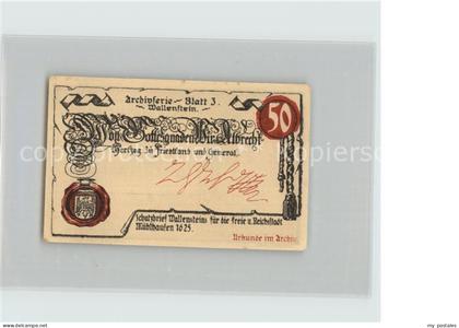 Muehlhausen Thueringen 50 Pfennig