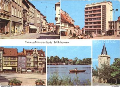 Muehlhausen Thueringen Steinweg Hotel Stadt Muehlhausen Karl Marx Platz Naherhol