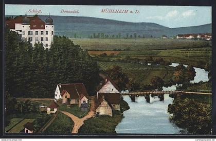 AK Mühlheim a. D., Schloss, Donautal