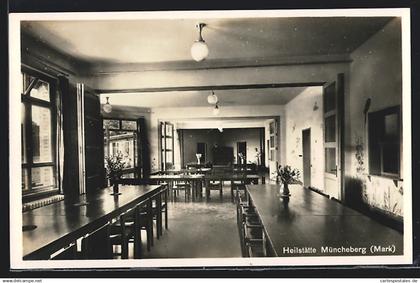 AK Müncheberg / Mark, Heilstätte, Speiseraum