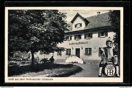 AK München-Ottobrunn, Hofbräustübl Ottobrunn, Gasthaus von Fritz u. Gretl Maier