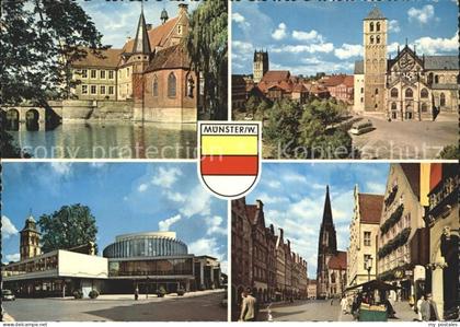 Muenster Westfalen Muenster Schloss Strassenmotiv