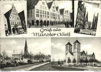 Muenster Westfalen Prinzipalmarkt Stadtweinhaus Domplatz Muenster