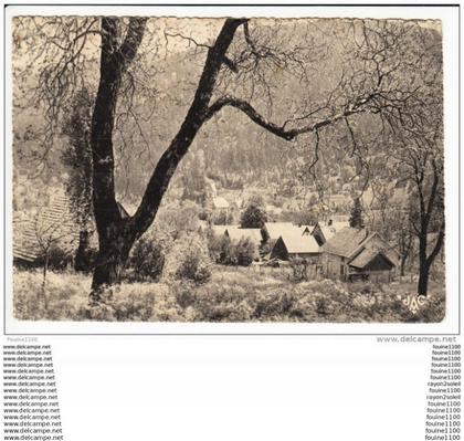 carte ( format 15 x 10,5 cm ) munstertal ( recto verso )
