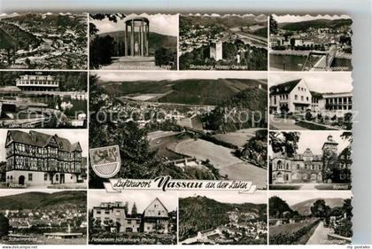 Nassau Lahn Almblick Lahnanlagen Stammburg Nassau Oranien Schloss