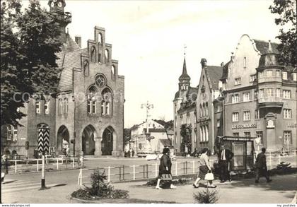 Nauen Havelland Rathaus und Kreissparkasse