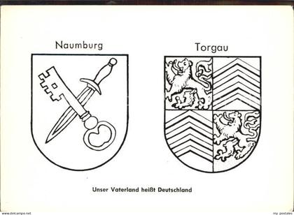 Naumburg Saale Wappen von Torgau und Naumburg