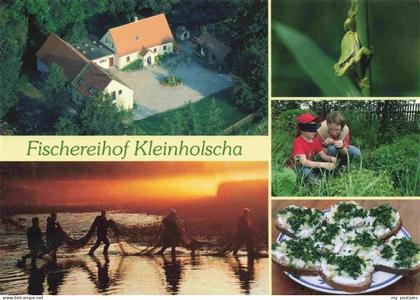 Kleinholscha Neschwitz Sachsen Fischereihof Kleinholscha Fliegeraufnahme Teilans