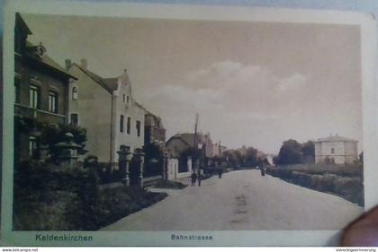 ! alte Ansichtskarte aus Kaldenkirchen , Bahnstraße, Villen, Nettetal