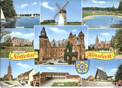 Hinsbeck Nettetal Muehle Schloss Kirche See