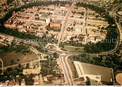 Neubrandenburg Stadtkern Fliegeraufnahme