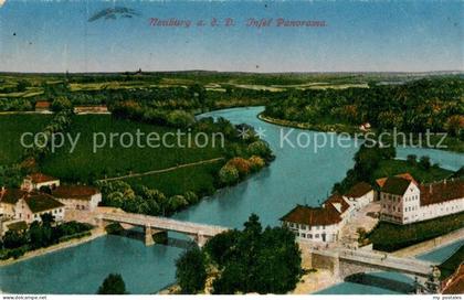 Neuburg  Donau Inselpaorama
