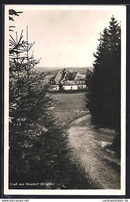 AK Neudorf /Erzgeb., Kindererholungsheim Betlehemstift an der Vierenstrasse