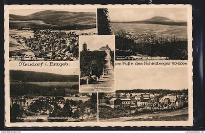 AK Neudorf i. Erzgeb., Ortsansichten, Kretscham-Rothensehma