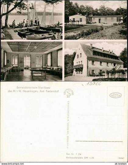 Ansichtskarte Neuenhagen bei Berlin MB: Ferienheim am Stienitzsee 1961